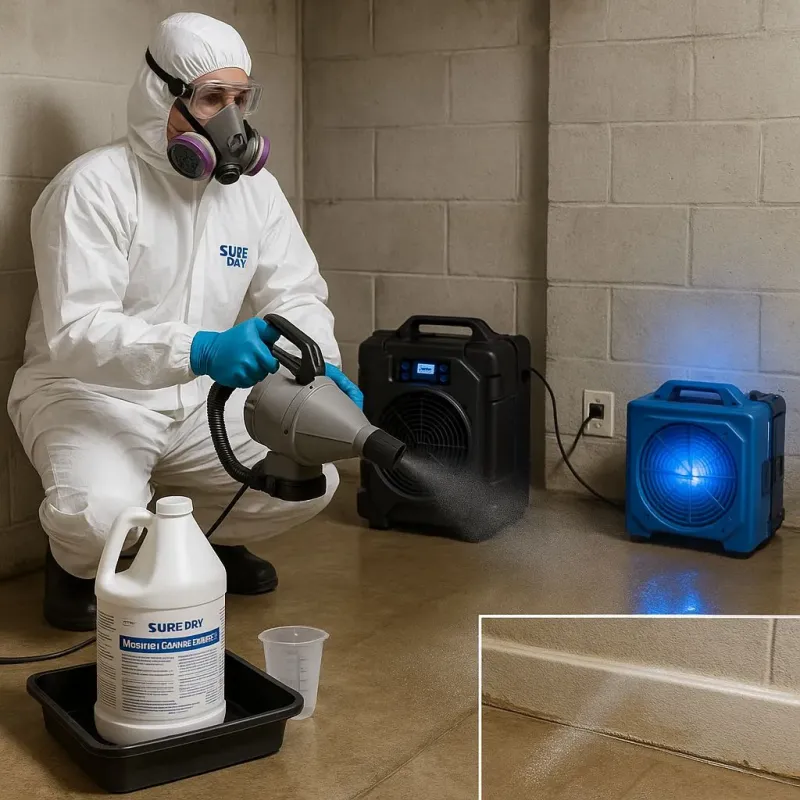 Sanitization and Odor Removal process in Grandview, WA