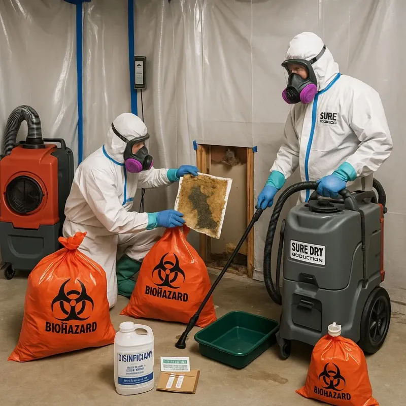 Contaminated Water Handling Protocols process in Grandview, WA